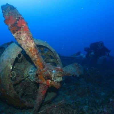 Blenheim bomber dive site