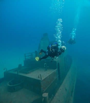 Scuba diving Packages - dive the Tug2 on our House Reef