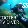 SSI Scooter and DPV Diver in Malta with Dive Systems
