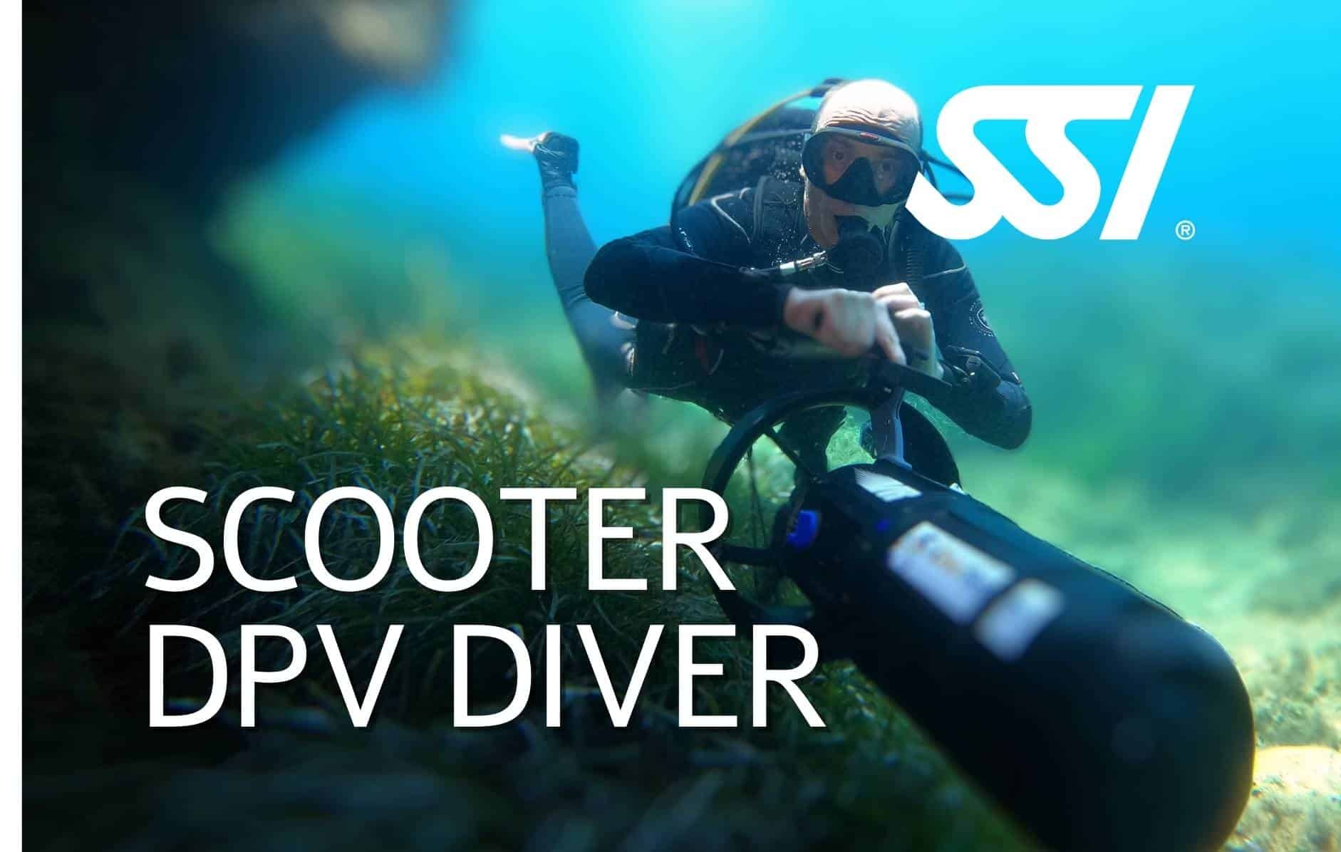 SSI Scooter and DPV Diver in Malta with Dive Systems SSI Scooter and DPV Diver in Malta with Dive Systems