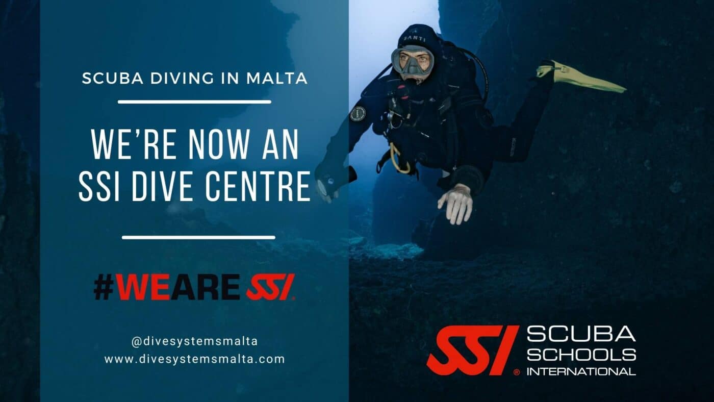 Scuba Diving in Malta - Dive Systems Malta is now an SSI Diamond Dive Centre