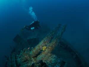 TDI Trimix 75 Diver course Malta deep open circuit dive